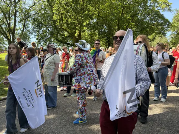 Pride Band Bergen i parken