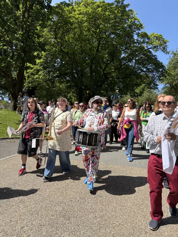 Pride Band Bergen i parken